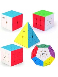 5 Cubos Rubik Paquetes Cobra 2x2 3x3 4x4 Megaminx Pyraminx