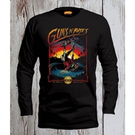 tshirt guns n roses long sleeve cotton repro