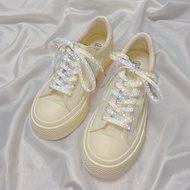 Reflective Star Galaxy Shoelace Luminous Rope Men Women Accessories White af1 Canvas Shoes Basketbal