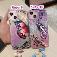 CP59 CASE HOLOGRAM FEATHER KUPU XIAOMI REDMI 9C 12C 13C 14C NOTE 8 9 10 11 12 13 14 PRO