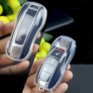 TPU Car Key Case For Porsche Cayenne 911 Macan Panamera  Gt3 Cayman 718