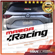NEW DESIGN Mazda RACING Car Sticker mazda3 mazda2 mazda6 cx3 cx5 cx30 cx3 rx8 coupe
