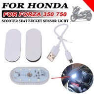 2023 For Honda FORZA350 FORZA750 FORZA 350 NSS350 Motorcycle Accessories Mini LED Touch Switch Light Scooter Bucket Night Light
