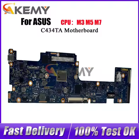 C434TA Laptop Motherboard For ASUS Chromebook C434TA C434T Notebook Mainboard With I3 I5 I7 CPU 100%