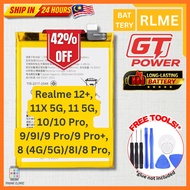 Compatible With Realme 12 Plus 12+ 11X 11 10 9 Pro+ Plus 8 Pro 9I 8I 5G Battery Replacement Bateri G