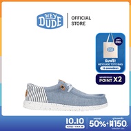 HEYDUDE รองเท้าลำลองผู้ชาย WALLY FUNK NU PREP รุ่น 43126-4XA - FADED DENIM/NAVY BLAZER