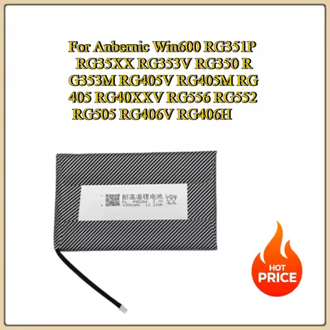New Battery for Anbernic Win600 RG351P RG35XX RG353V RG350 RG353M RG405V RG405M RG405 RG40XXV RG556 