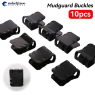 NOBELJIAOO 10pcs Car Front Fender Bumper Cover U-shape Clip for Engine Guard Buckle G9I1
