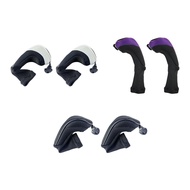 [lzdjlmy2ua] 2-piece Golf Hybrid Club Headcovers Protective Case Portable Protector Accessories