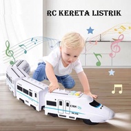 RC Toy Remote Control Fast Train Toy Train with Lights and Sounds RC Train Children's Car