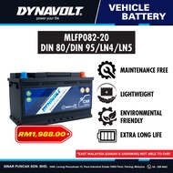 Dynavolt Lithium Car Battery MLFP082-20 DIN 80/DIN 95/LN4/LN5