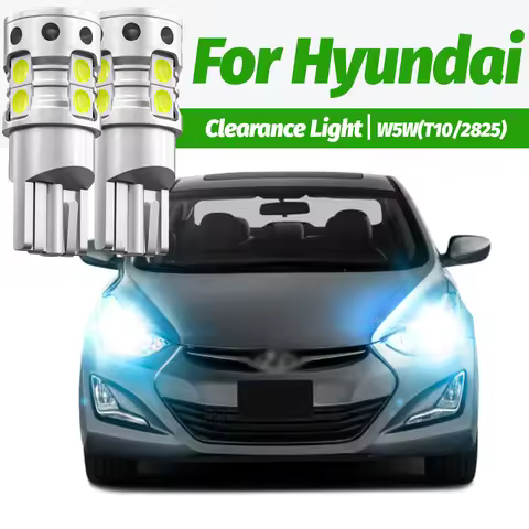 2x LED Parking Light W5W T10 For Hyundai Accent Elantra 3 4 Getz i10 i20 i30 ix20 ix35 Matrix Santa 