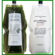 Lebel Natural Hair Soap Seaweed Shampoo 1600ml + Rice Protein Treatment 1600ml Refill Set