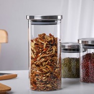 【650ml】 玻璃密封罐 玻璃樽 食物保存罐 果醬瓶 醬料瓶 玻璃瓶 玻璃杯 蜂蜜瓶 茶葉瓶 廚房儲物罐 （直徑85mm 高150mm）