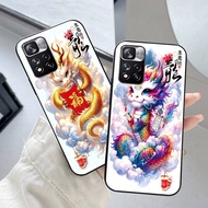 Xiaomi redmi note 11 pro 5g china / note 11 pro plus Case With cute Dragon Images