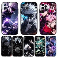 W[3] Anime Boy Cool Cartoon Gojo Satoru for iPhone 11 12 13 Pro Max Mini TPU silicone black phone ca