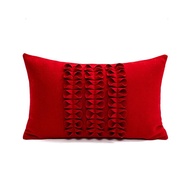 2024 New Nordic New Year Pillowcase Spring Cushion Cover Red Festive Decorative Cushions for Sofa Fl