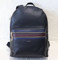 paul smith backpack 日本 signature 款 真皮 背囊  背包 leather backpack bag