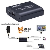 Hdmi Video Capture Card With Loop Usb 3.0 (Alt. Elgato Hd60S Ezcap)