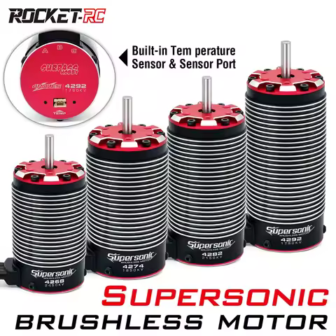 Surpass Hobby Rocket-RC Brushless Motor 4268 4274 4282 4292 for 1/8 1/7 RC Car Truck Off Road on Roa