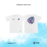 [HOT] Hornycupcakes X Evos - Cyberpunk White T-shirt
