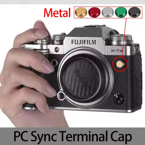 Metal PC Sync Terminal Cap Flash Cover for Fuji XH2S X- H2 H2S T4 T5 GFX50R XT5 XT4 XT3 Nikon FM3a L
