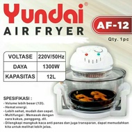 Yundai 12 Liter Halogen Air Fryer Oven