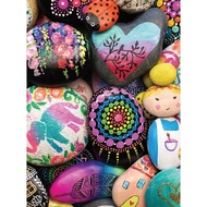 Genuine Free Shipping Stone Color Painting Art Manual Book Handmade Painting Paint Marker Stone Chil