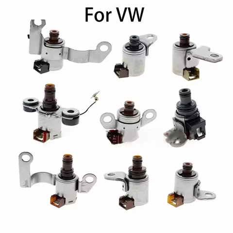 Original auto parts 9pcs OEM JF506E Solenoid Kit 09A Transmission 09B For VW