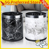 Free shipping Marble Pattern 10L Trash Can Bin Diameter 23Cm Height 27Cm Waste Bins / Nordic Ins Rou