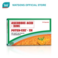 Potencee Vitamin C Plus Zinc Capsule 30s