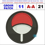 Anime NARUTO UCHIHA CLAN LOGO EMBROIDERED PATCH (A-A1) - WHOLESALE TESTIMONIAL