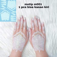 HENA INSTAN / HENA PENGANTIN / HENA TEMPEL / HENA STIKER / FRE MANIK GLITER DAN LEM