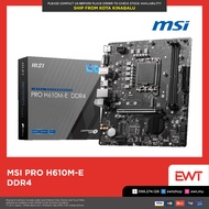 MSI Pro H610M-E DDR4 Single or Combo with Processor 100% ORIGINAL