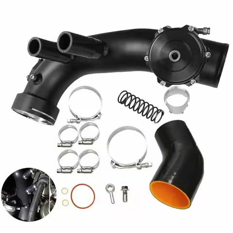 Car Air Intake Turbo Charge Pipe Kit With 50mm Blow Off Valve For BMW N54 E88 E90 E92 E93 135i 335i 
