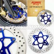 DISC PLATE LC135 FRONT FLOATING 267MM TITANIUM KINGDRAG DISK PLATE