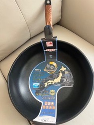 購自日本 和樂亨 易潔深炒鍋 易潔鑊 non-stick wok  fry pan daikin 大金  特福 tefal buffalo 美亞meyer