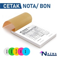 NOTE - BON - RECEIPT - ROAD LETTER - INVOICE