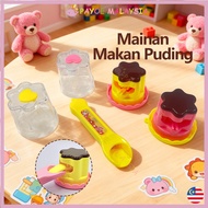 Payoe Set Mainan Puding Jeli Children Food Feeding Toys 3-7 Year Old Pudding Feeding Toy Kids Gift