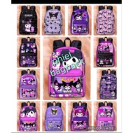 JS Kuromibag character backpack for girls Kuromi school bag Kuromi things