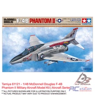 Tamiya #61121 - 1/48 McDonnell Douglas F-4B Phantom II Military Aircraft Model Kit | Aircraft Series