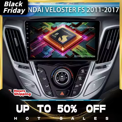 Car Radio Android 15 For HYUNDAI VELOSTER FS 2011 2012-2017 Stereo Navigation 360 Camera NO 2DIN Sna