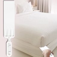 APRICOT สีเทาและสีเทา ผ้าปูเตียงไม้พาย สีขาวขาว พลาสติกทำจากพลาสติก ลิฟต์เสริมที่นอน การประหยัดแรงงาน อุปกรณ์เสริมเตียง สำหรับการเปลี่ยนแผ่น