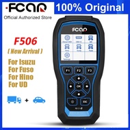 FCAR F506 HD Diesel OBD2 Scanner for Isuzu UD Hino Fuso Heavy Duty Truck Car 2 in 1 Code Reader For 