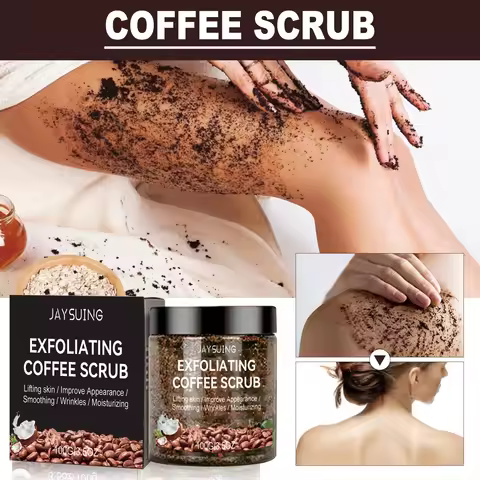 Coffee Scrub for Softening Skin Body Exfoliator for Removing Dead Cells Lightening Age Spots And Acn