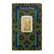 PAMP Arabian Horse 5g Pure Gold Bar with Pendant Frame