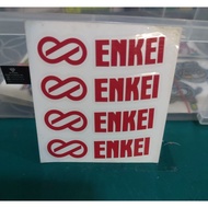 ENKEI sticker 4-Wheel Alloy Rod