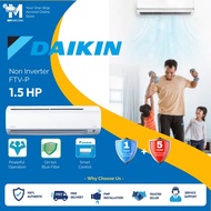 [FREE SHIPPING KL & SELANGOR ] Daikin Air Conditioner 1.5HP FTV-P series R32 Non inverter Aircond Pe