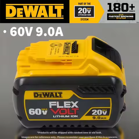 For Original Dewalt 60V 9A Battery 18650 ‌Li-Ion 60Volt 9.0Ah Power Tool Battery High Power Recharge