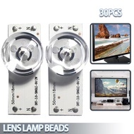 6V SMD Lamp Bead with Optical Lens Fliter for LED TV Repair LED Light Strip Part